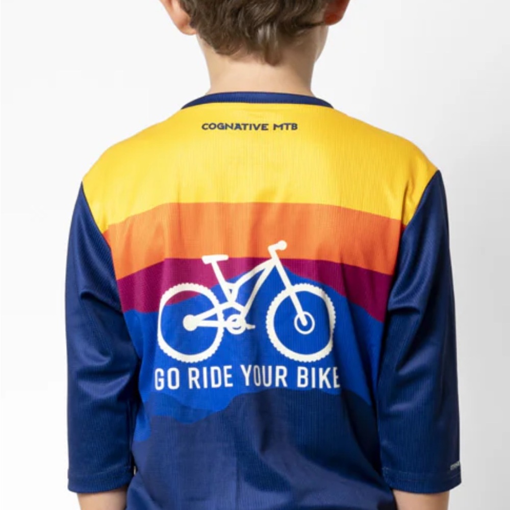 CogNative MTB Kids jersey 3/4 Sleeve - Picture 4 of 8